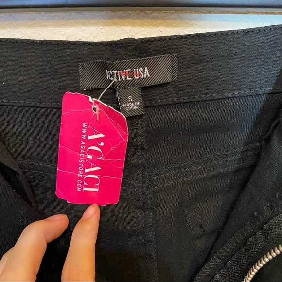 A’Gaci Black Cargo Pants - Picture 6 of 7